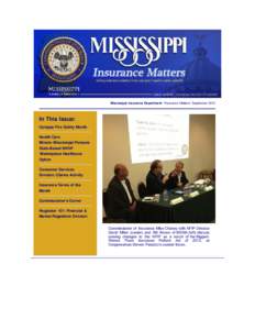 Mississippi Insurance Department News - Sept. 2013