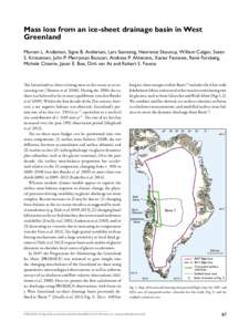 Physical geography / Glaciology / Earth / Effects of global warming / Sea level / Ice sheets / Montane ecology / Greenland ice sheet / Sea level rise / Jakobshavn Glacier / Cryosphere / Retreat of glaciers since