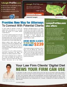 Search engine optimization / Social media / Law practice optimization / Virtual law firm / Internet marketing / Marketing / Business