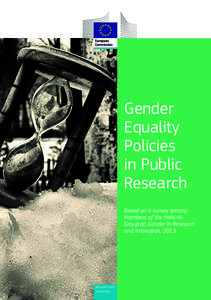 Gender / Directorate-General for Research and Innovation / Sexism / Ethics / Social psychology / Sylvia Walby / United Nations International Research and Training Institute for the Advancement of Women / Sociology / Income distribution / Gender equality