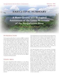 Publication 288A  Susquehanna River Basin Commission December 2013