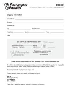 2014 Videographer Order Form-International_Page 2