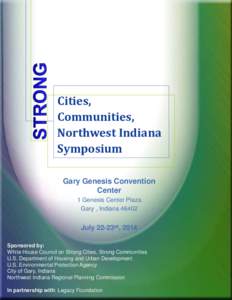 Cities, Communities, Northwest Indiana Symposium Gary Genesis Convention Center