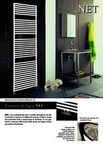 Design by: Synthesis  NET Radiatore verniciato colore Bianco Perla (cod. 16)