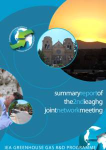 summaryreportof the2ndieaghg jointnetworkmeeting IEA GREENHOUSE GAS R&D PROGRAMME