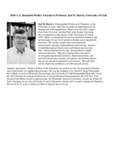 Microsoft Word - Joel M Harris biography.doc
