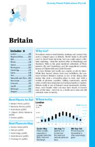 ©Lonely Planet Publications Pty Ltd  Britain London...........................159 Brighton & HoveBath............................... 210