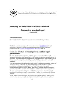 How job satisfaction is measured in surveys