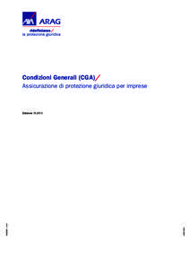 Condizioni Generali (CGA)/ Assicurazione di protezione giuridica per imprese WGR 750 It[removed] – 12.12