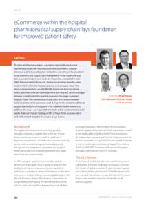 Australia  eCommerce within the hospital pharmaceutical supply chain lays foundation for improved patient safety