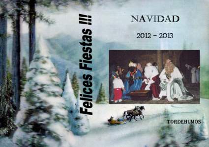 NAVIDAD 2012 – 2013 TORDEHUMOS  Concurso de Belenes