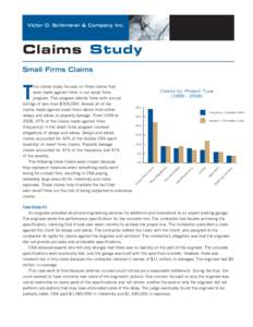 Victor O. Schinnerer & Company, Inc.  Claims Study Small Firms Claims  T