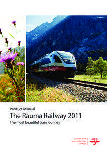 Product Manual  The Rauma Railway 2011
