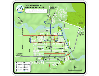 C CITY OF LOMPOC BIKEWAY NETWORK B