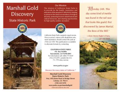 Marshall Gold Discovery State Historic Park