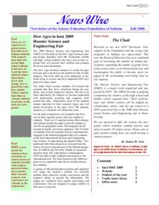 SEFI Newsletter Fall 2008 Final.pub