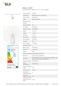 ENOLA_C SPOT round, white, 9W , 3000K, 35°, incl. 1-circuit adaptor Article number