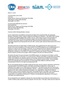 Engineering / Gene Spafford / Science / Institute of Electrical and Electronics Engineers / Computing Research Association / Computing / Barbara Simons / Peter J. Denning / International nongovernmental organizations / Computer science / Association for Computing Machinery