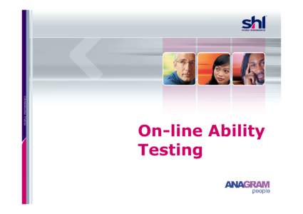 PEOPLE PERFORMANCE  PEOPLE PERFORMANCE On-line Ability Testing