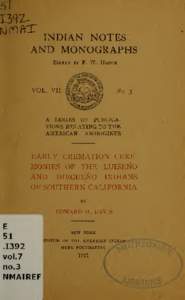 Kumeyaay / Luiseño people / George Gustav Heye / Edward H. Davis / Manzanita Band of Diegueno Mission Indians / California / Native American tribes in California / California Mission Indians