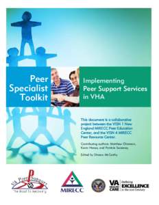 Peer Specialist Toolkit Implementing Peer Support Services