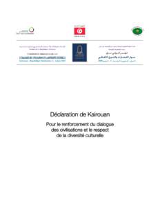 Microsoft Word - D.claration de Kairouan fran.ais.doc