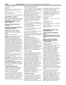 Healthcare reform in the United States / Presidency of Lyndon B. Johnson / Occupational safety and health / National Institute for Occupational Safety and Health / Mining / Mine Safety and Health Administration / John Howard / Medicaid / Medicare / Safety engineering / Safety / Federal assistance in the United States