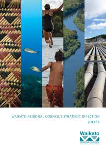 WAIKATO REGIONAL COUNCIL’S STRATEGIC DIRECTION[removed] Contents From the Chairperson