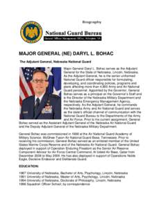 National Guard Bureau, Biography