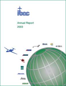 Annual Report 2003 IBAC Annual Report[removed]Contents