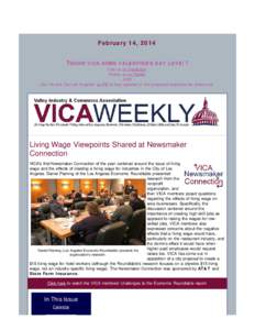 VICA WEEKLY: Living Wage, Sacramento Trips & VICA Graduations