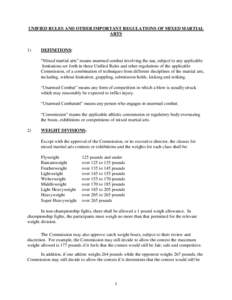 Cage Contender / Mixed martial arts / No contest / Knockout / Grappling / Technical decision / Mixed martial arts rules / Sports / Combat sports / Boxing