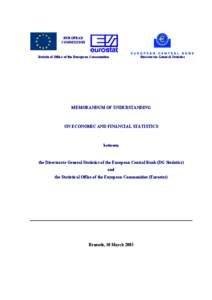 EUROPEAN COMMISSION Statistical Office of the European Communities  Directorate General Statistics