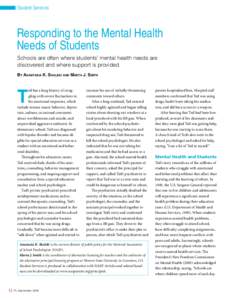 Responding to the Mental Health Needs of Students