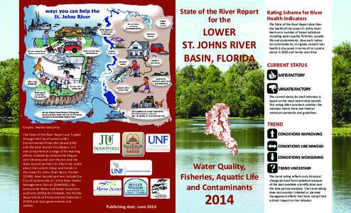 State of the River Report for the LOWER ST. JOHNS RIVER BASIN, FLORIDA