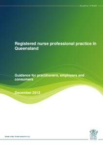 Microsoft Word - Registered Nurse professional practice in Queensland FINAL