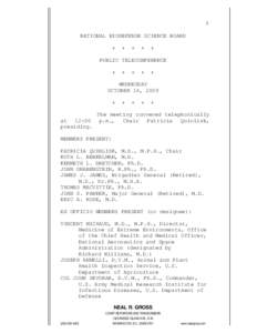 NBSB Public Meeting Transcipt 10_14_09
