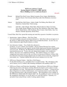 1. IAC Minutes of[removed]doc  Page 1 IOWAccess Advisory Council Meeting Minutes of March 12, 2008, 1:00 PM