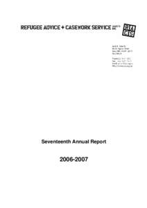 Immigration / Immigration to Australia / European Council on Refugees and Exiles / Refugee / Jesuit Refugee Service / Royal Arsenal Co-operative Society / Temporary protection visa / Migrant Resource Centre / Immigration detention / Human rights / Human migration / Law