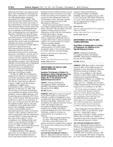 hsrobinson on DSK69SOYB1PROD with NOTICES[removed]Federal Register / Vol. 75, No[removed]Tuesday, November 2, [removed]Notices