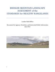 Conservation / Habitats / Rivers / Water streams / Geological history of Earth / Rangeland / Bureau of Land Management / Grazing / Riparian zone / Environment / Ecology / Systems ecology