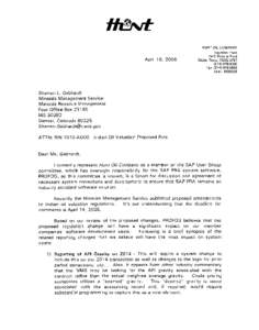 AD00 Public Comments - Hunt Oil Company[removed]
