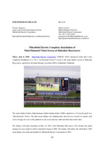 Hakodate Racecourse / Light-emitting diodes / Mitsubishi / Economy of Japan / Mitsubishi companies / Technology