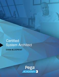 White Paper  Certified System Architect EXAM BLUEPRINT