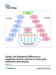 Genetic and biochemical differences in populations bred for extremes in maize grain methionine concentration Newell et al. Newell et al. BMC Plant Biology 2014, 14:49 http://www.biomedcentral.com[removed]
