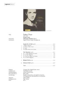 Cover: Ben Neumann  Frédéric Chopin Titel: