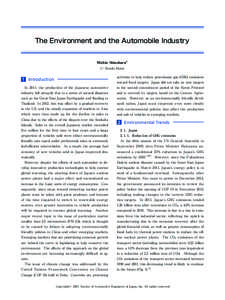 Transport / Emission standards / Sustainable transport / Climate change policy / Low-carbon economy / Carbon tax / Fuel economy in automobiles / Hybrid vehicle / Electric vehicle / Environment / Green vehicles / Technology