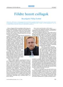 atommag-centenárium 	  interjú Földre hozott csillagok Beszélgetés Fülöp Zsolttal