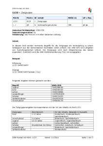 ZDB-Format mit RDA  1133 – Zielgruppe PICA3  PICA+ W Inhalt