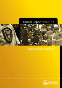 Department of Community Safety  Department of Community Safety – Annual Report – [removed]Letter of transmission